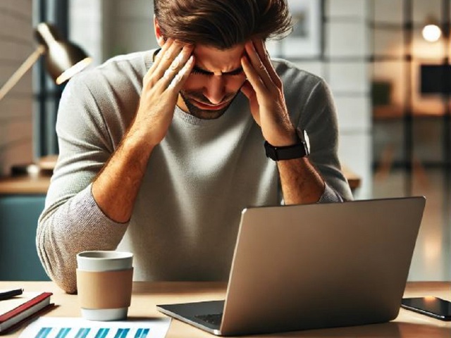 Cơ thể bị ảnh hưởng thế nào khi nhìn chằm chằm vào máy tính cả ngày?- Ảnh 1.