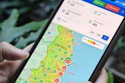 Bản đồ hỗ trợ người dân vùng lũ gửi tọa độ để xin nhận cứu trợ